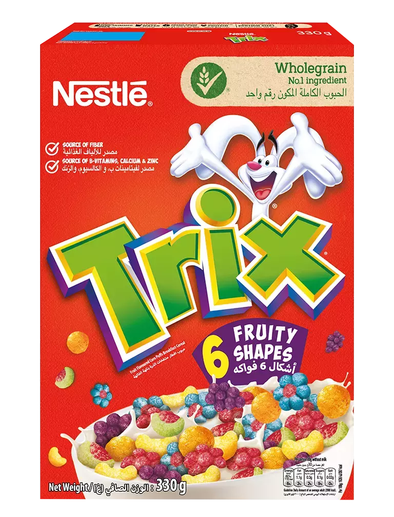 TRIX Cereal Fruity Shapes Nestlé Cereals